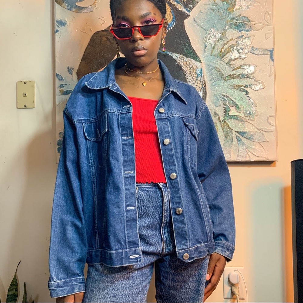 Oversized Denim Jean Jacket